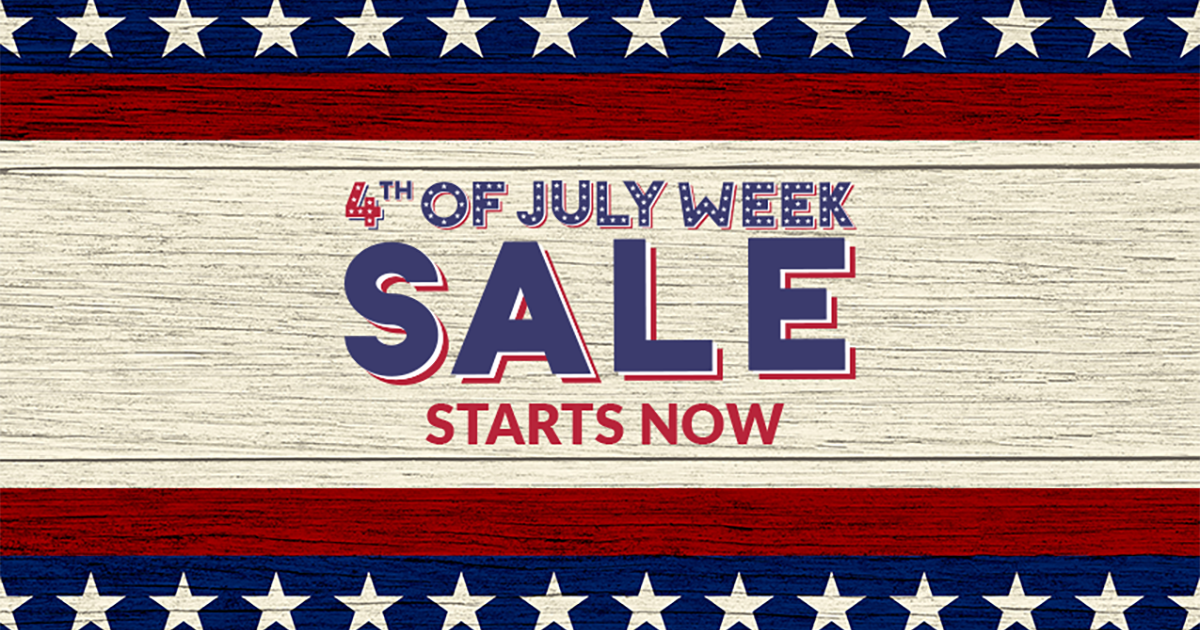 fourth of july sale